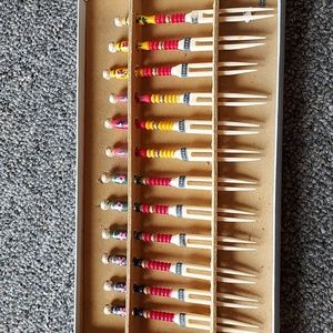Vintage Kokeshi Appetizer forks
